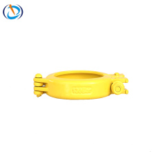 Fixable bolt clamp for concrete pump pipe Schwing spare parts snap joint coupling JUNJIN Kyokuto